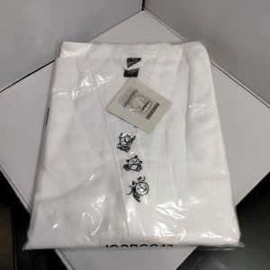 YOU + ME Dog Bathrobe Robe Aquanova IGOR Small Embroidered White NOS EUR 152